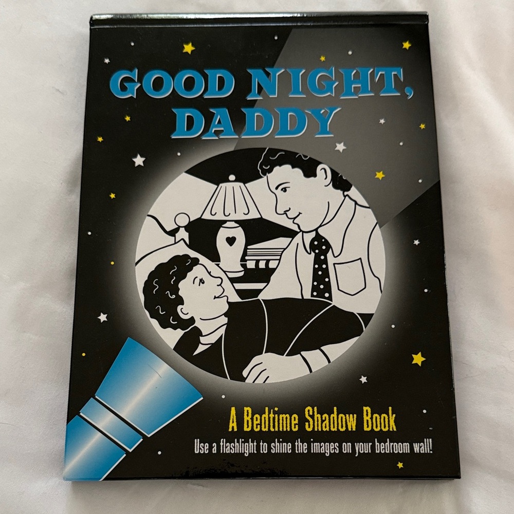 Good Night, Daddy Bedtime Shadow Book - Black & Blue
